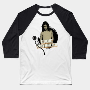 Eddie Van Halen - Vinyl Vintage Aesthetic Baseball T-Shirt